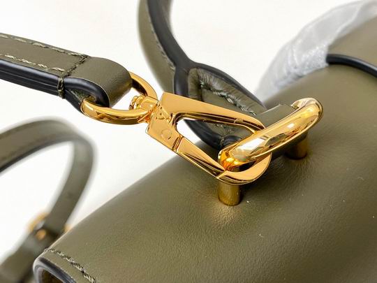 Louis Vuitton Locky BB Laurier Green Monogram canvas cowhide leather - LB072