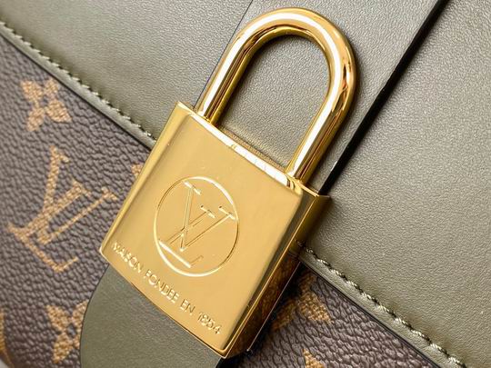 Louis Vuitton Locky BB Laurier Green Monogram canvas cowhide leather - LB072