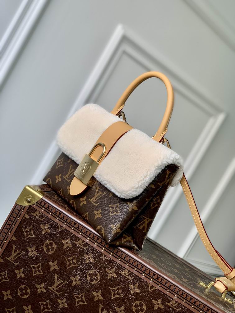 Louis Vuitton Locky BB Monogram canvas shearling - LB073