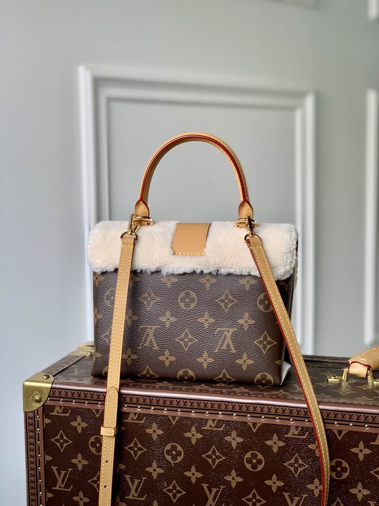 Louis Vuitton Locky BB Monogram canvas shearling - LB073