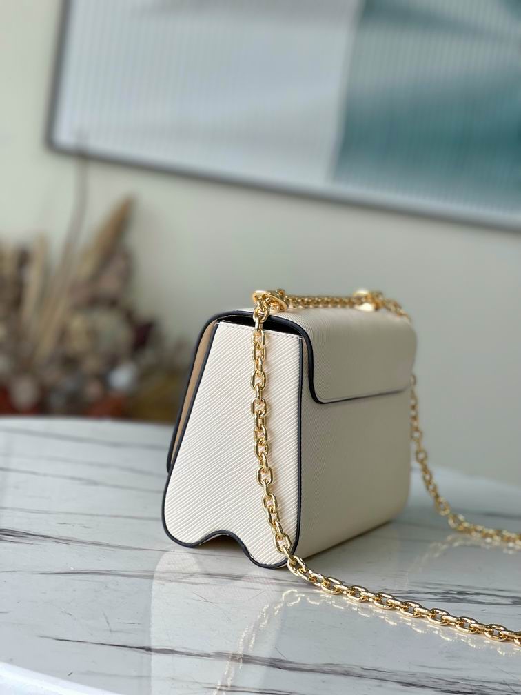 Louis Vuitton Twist MM Bag White - LB109
