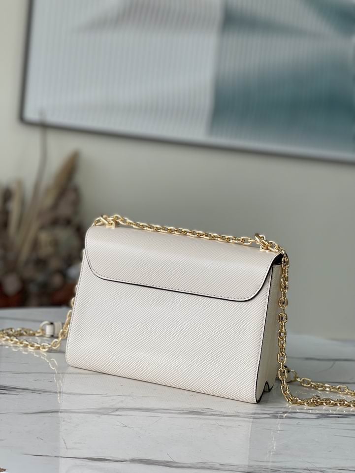 Louis Vuitton Twist MM Bag White - LB109