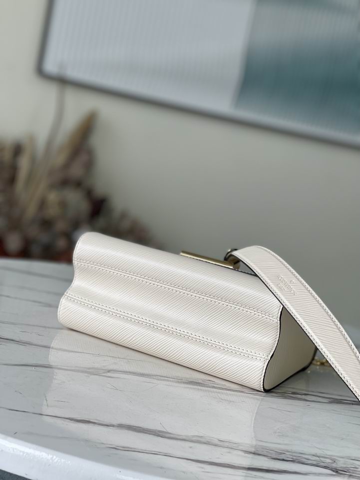 Louis Vuitton Twist MM Bag White - LB109
