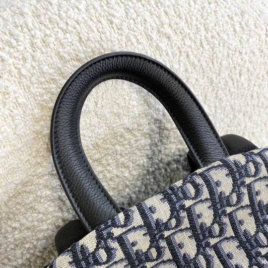 Rider Backpack Beige and Black Dior Oblique Jacquard - DB089