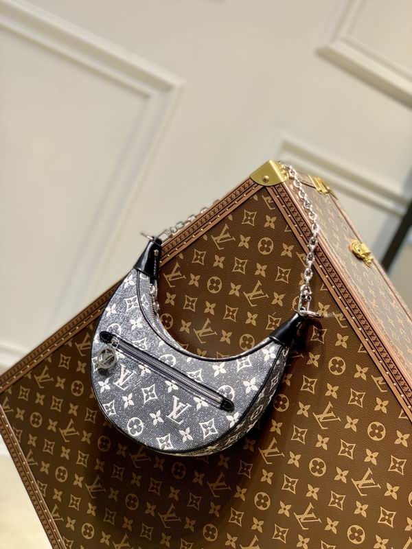 Louis Vuitton Loop Grey Monogram Denim - LB119