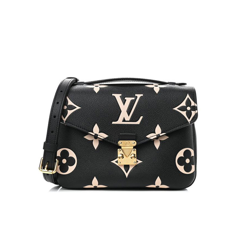 Metis Pochette Black and Beige Monogram Empreinte - LB133