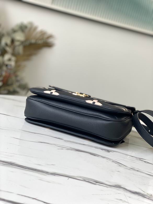 Metis Pochette Black and Beige Monogram Empreinte - LB133