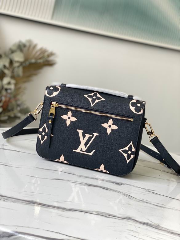 Metis Pochette Black and Beige Monogram Empreinte - LB133