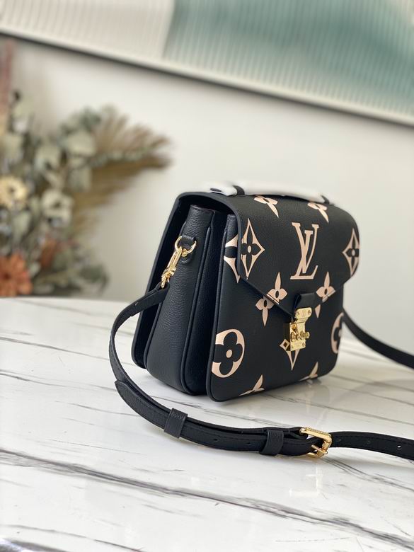 Metis Pochette Black and Beige Monogram Empreinte - LB133
