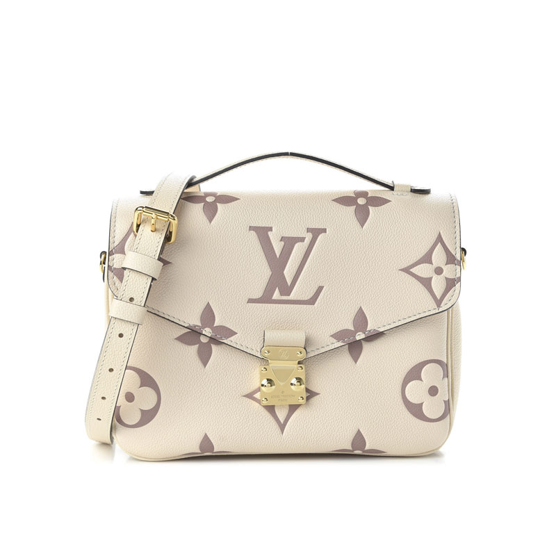 Metis Pochette Creme Bois De Rose Monogram Empreinte Giant White - LB132