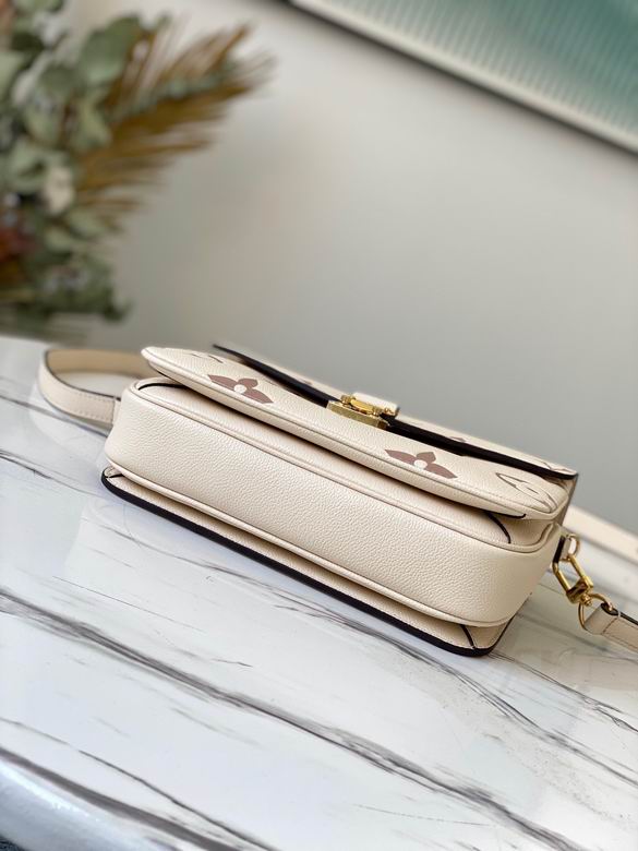 Metis Pochette Creme Bois De Rose Monogram Empreinte Giant White - LB132