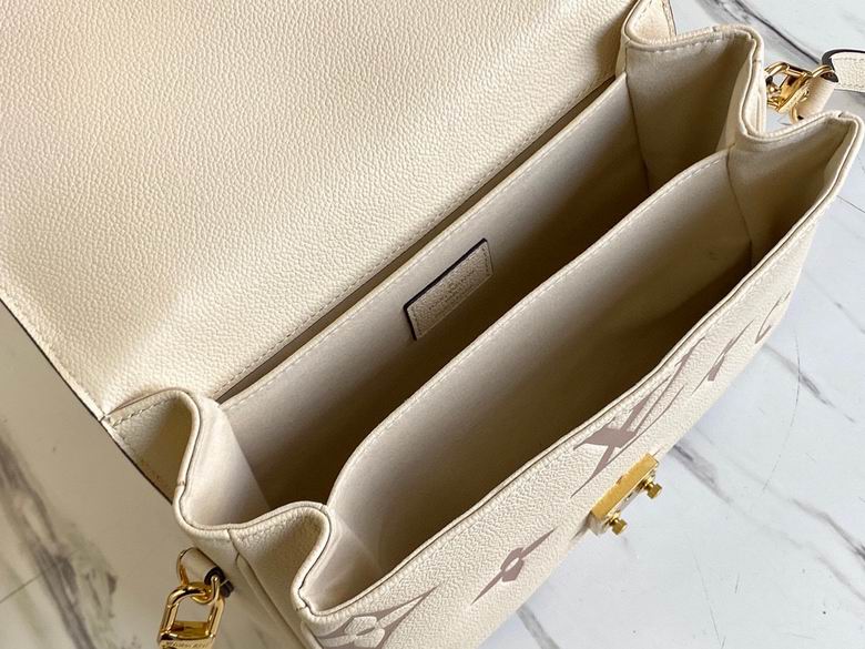 Metis Pochette Creme Bois De Rose Monogram Empreinte Giant White - LB132