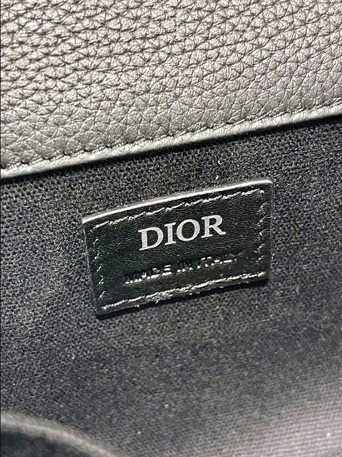 Mini Gallop Bag With Strap Black Grained Calfskin - DB106