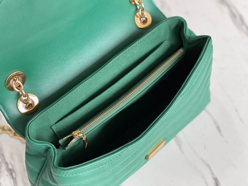 New Wave Chain Bag Emerald Green - LB124
