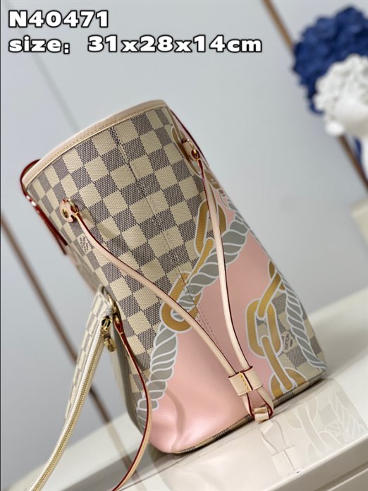 Louis Vuitton Neverfull MM Damier Azur Tote Bag - LB153