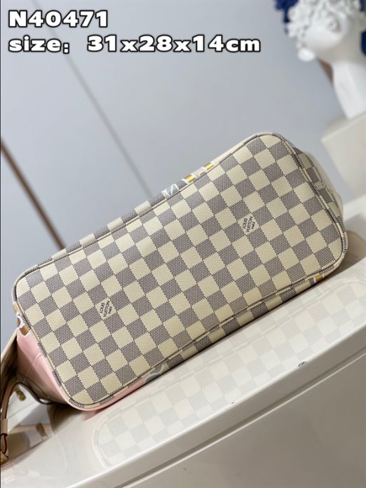 Louis Vuitton Neverfull MM Damier Azur Tote Bag - LB153