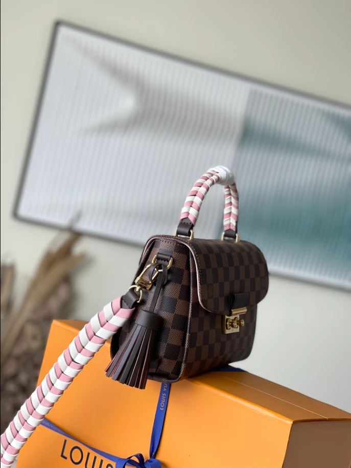 Croisette Damier Ebene Canvas Bag - LB313