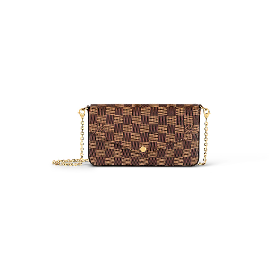 Pochette Félicie  Damier Ebene Canvas - LB252
