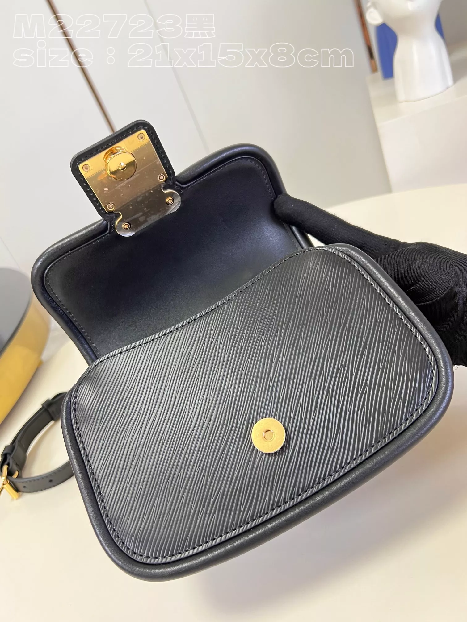 LV Hide and Seek Epi Handbag in Black