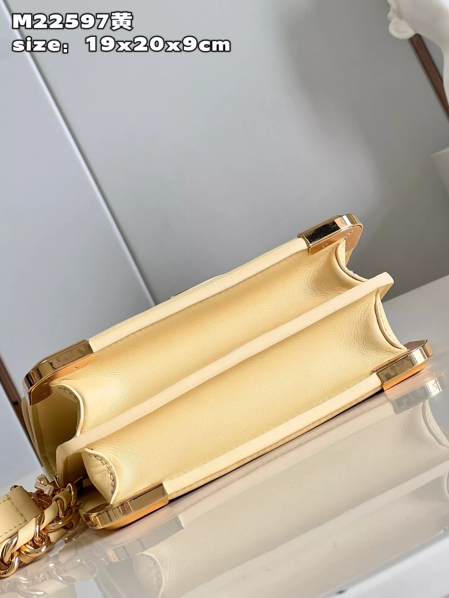 LV MM Dauphine Yellow Bag