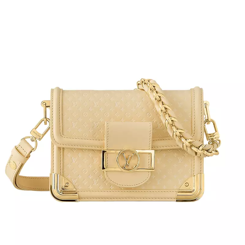 LV MM Dauphine Yellow Bag