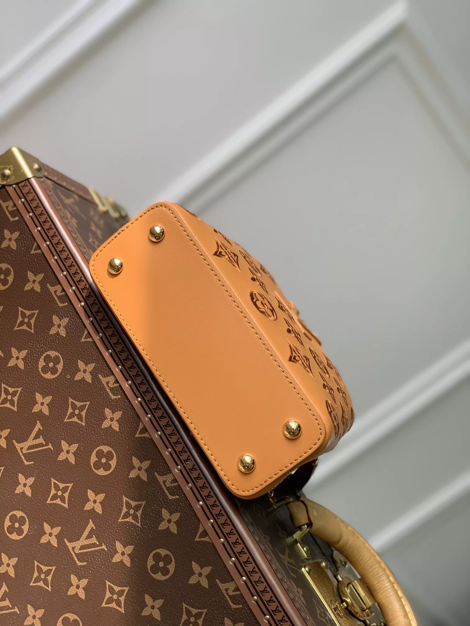 LV Broderie Anglaise Capucines Mini Saffron Yellow