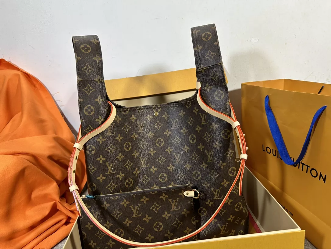 Louis Vuitton Atlantis GM in Coated Canvas with Gold-tone