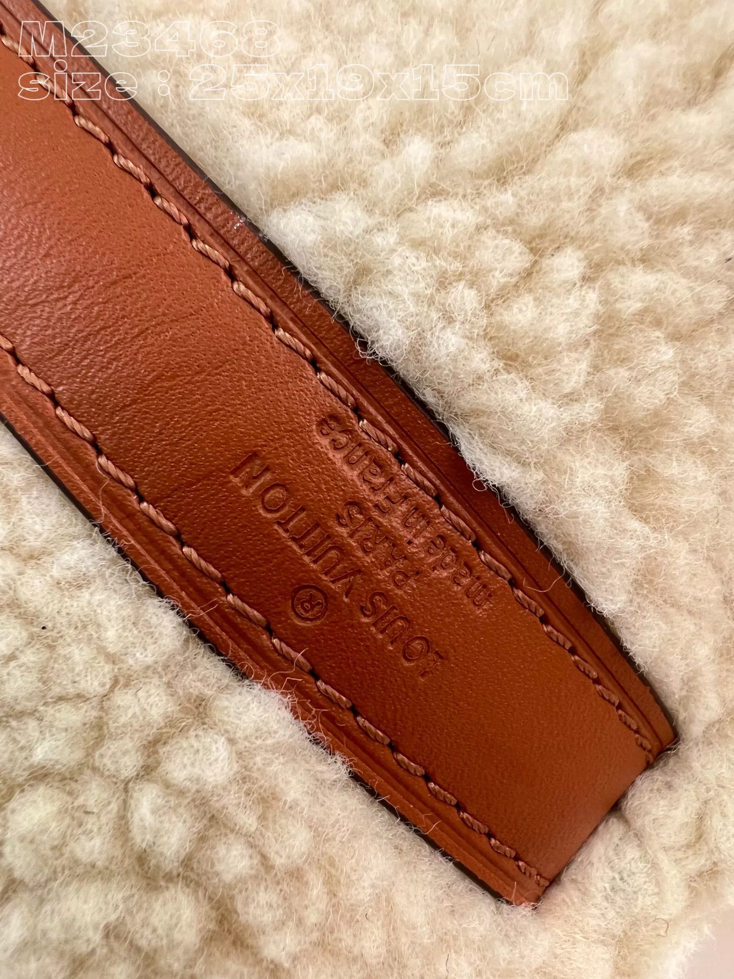 LV Ski Speedy Bandoulière 25 Cream/Brown