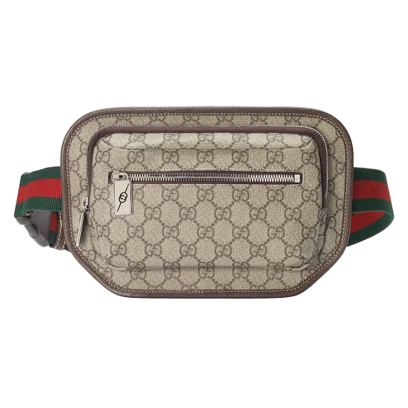 GG belt bag in beige and ebony GG Supreme - GB222