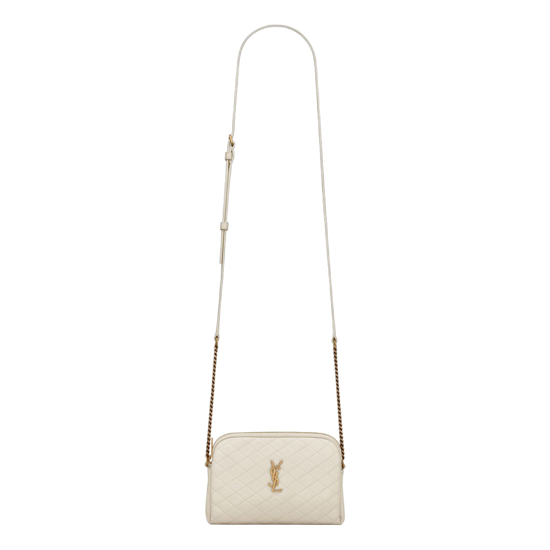 Gaby Zipped Pouch in Quilted Lambskin - YB048