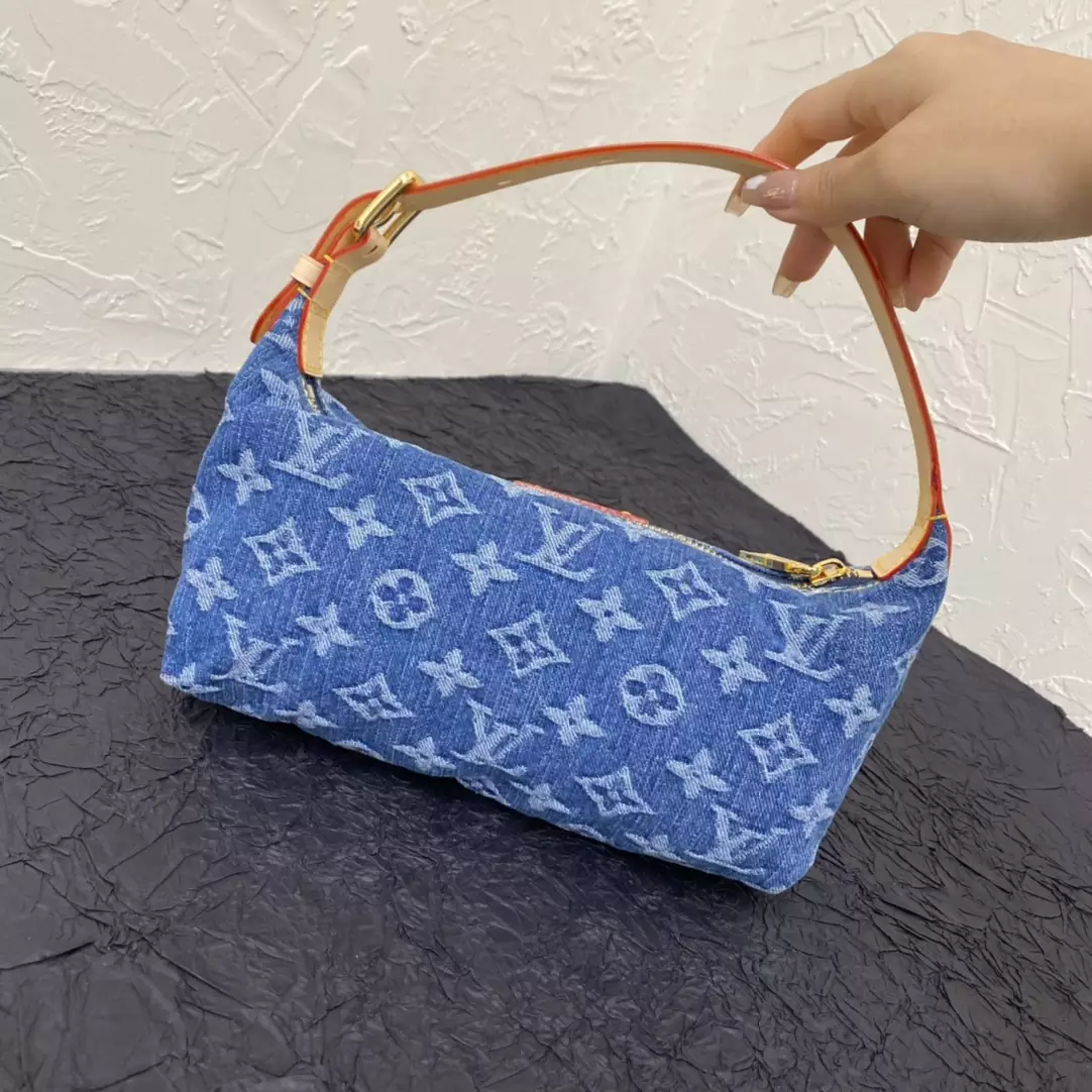 LV Remix Hills Pochette Monogram Denim
