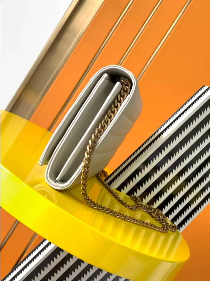 Lambskin Cassandre Chain Wallet - YB012