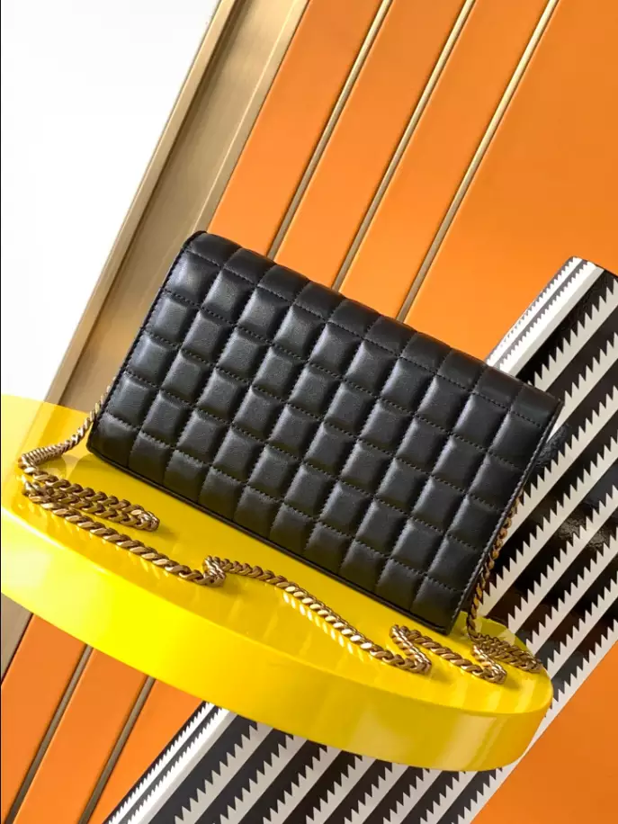 Lambskin Cassandre Chain Wallet - YB013