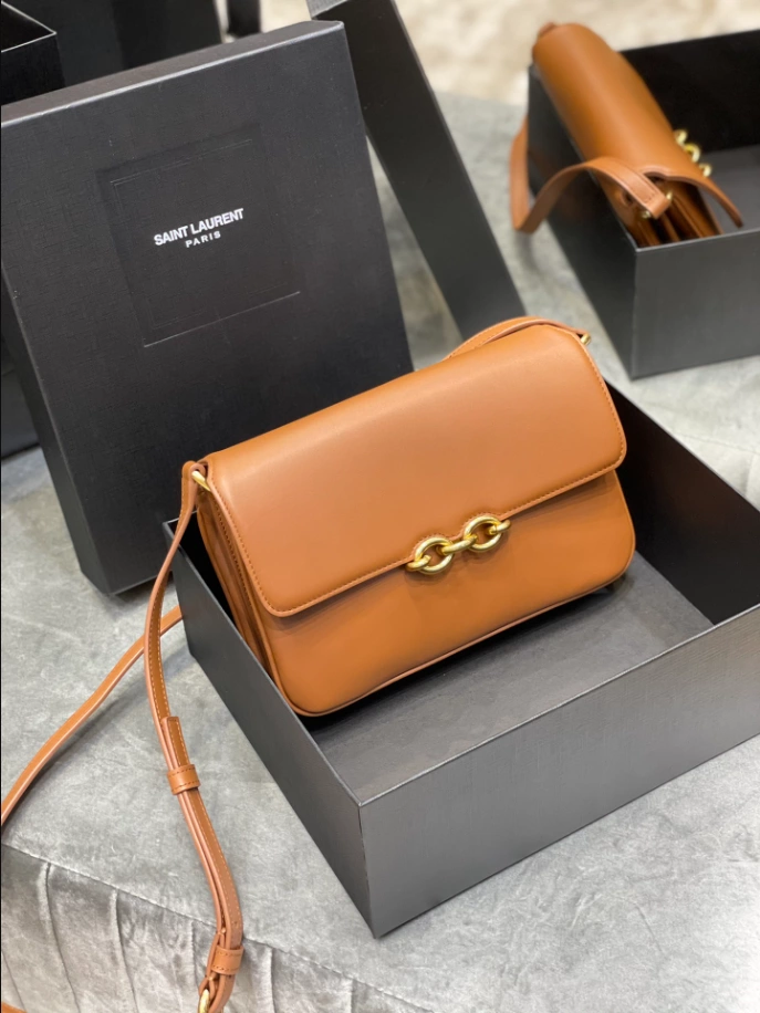 Saint Laurent June Box Bag in Quilted Lambskin - YB044