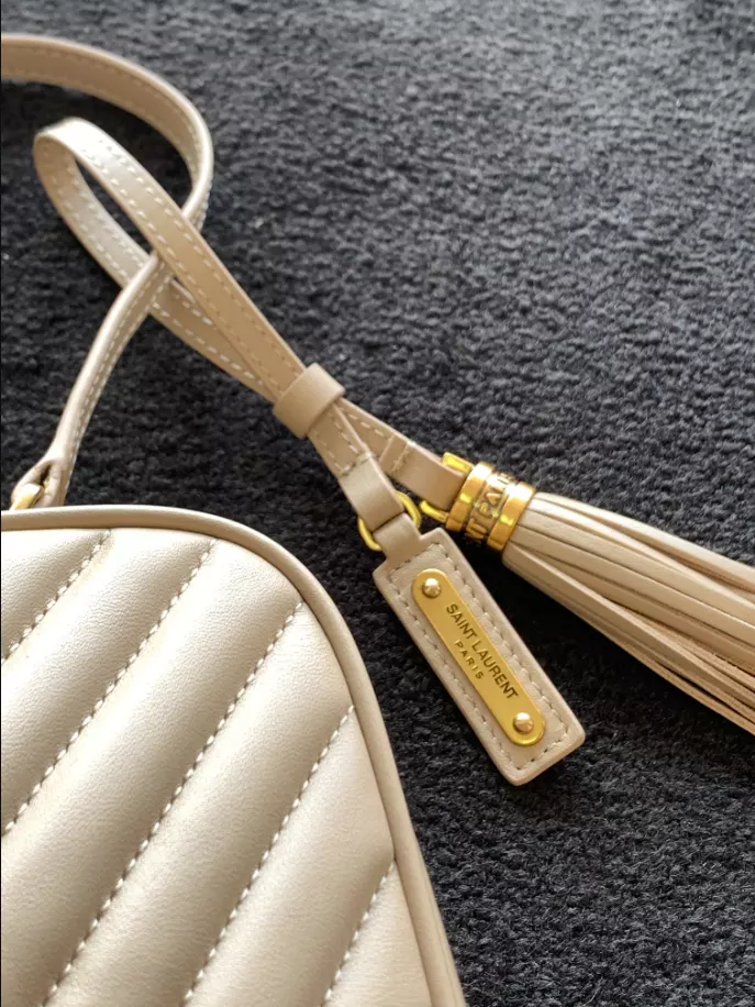 Lou in Quilted Leather Camera Bag - YB003