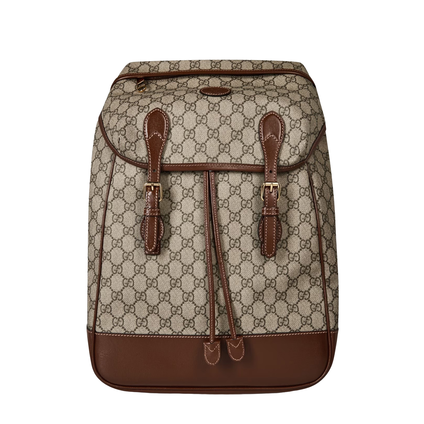 Medium Backpack with Interlocking G in Beige GG Supreme - GB250