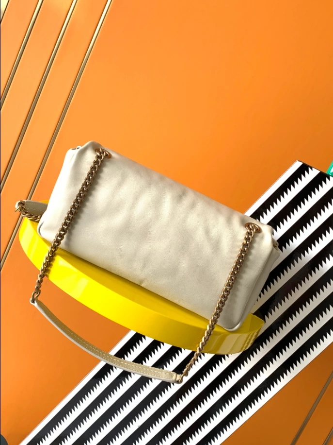 Saint Laurent Calypso in Plunged Lambskin - YB059