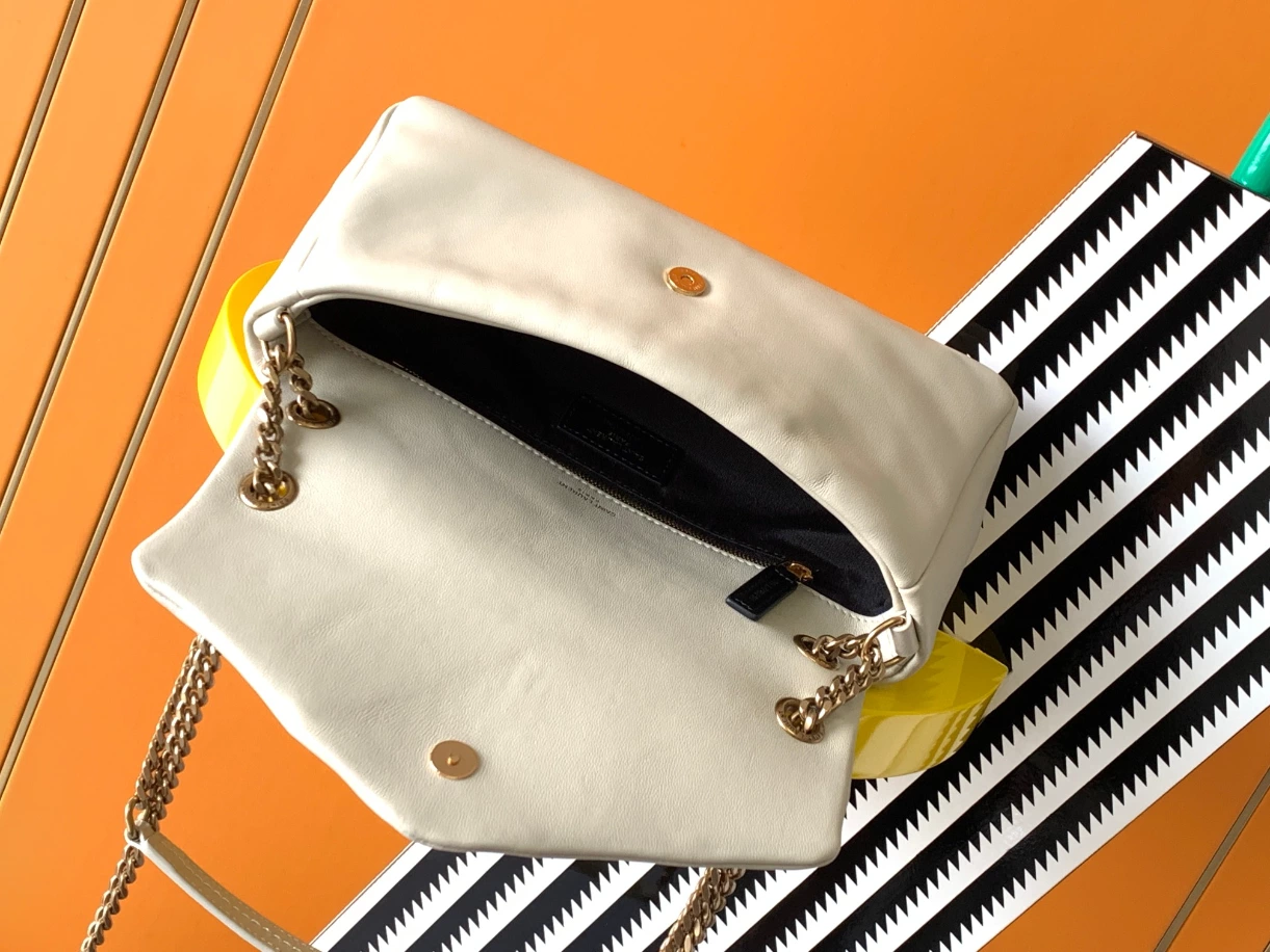 Saint Laurent Calypso in Plunged Lambskin - YB059