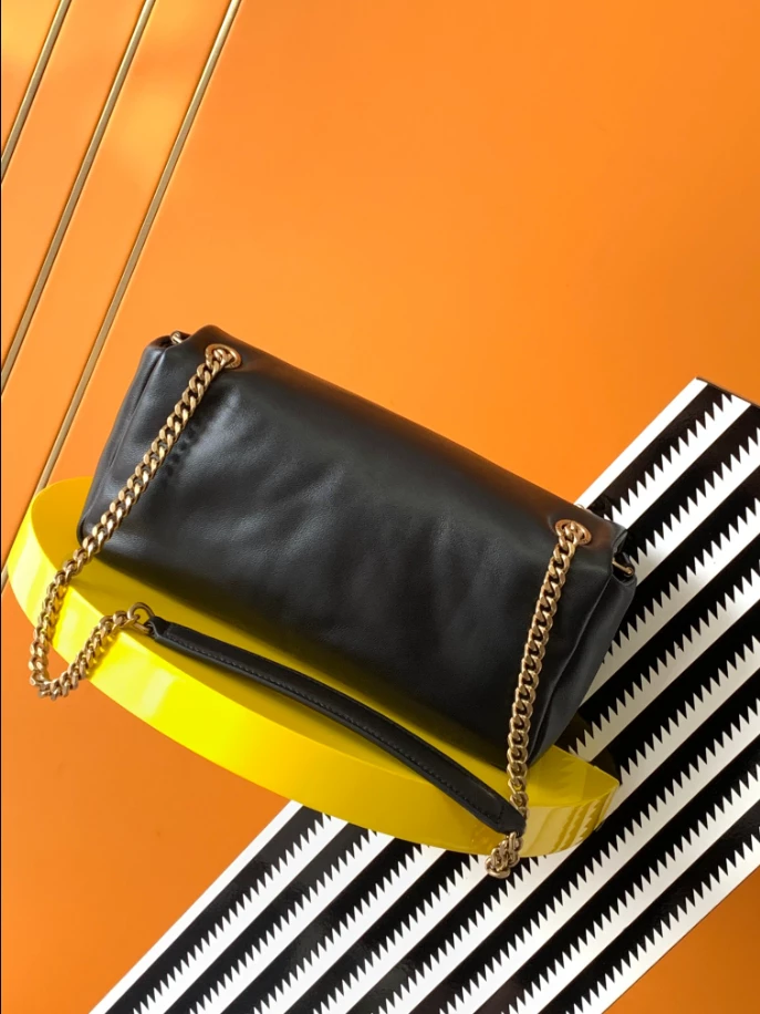 Saint Laurent Calypso in Plunged Lambskin - YB060
