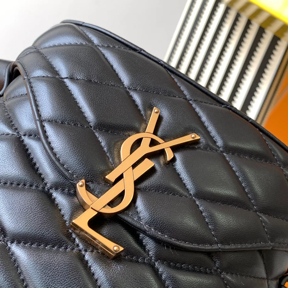 Saint Laurent June Box Bag in Quilted Lambskin - YB043