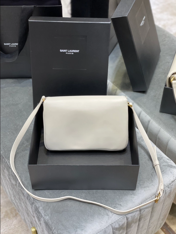 Saint Laurent June Box Bag in Quilted Lambskin - YB045