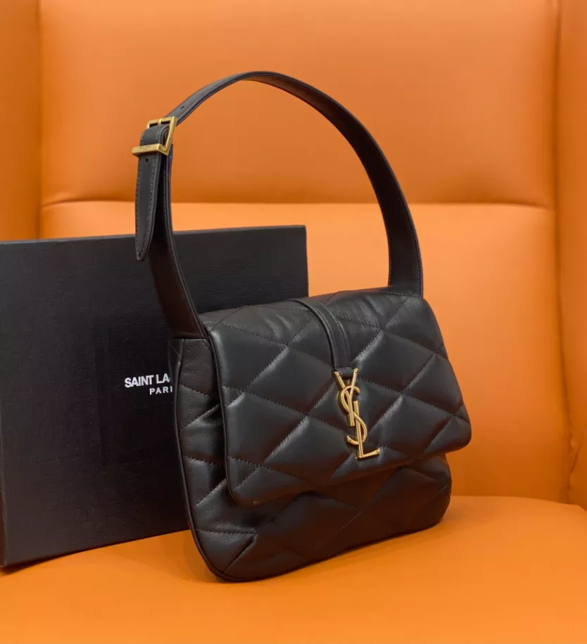 Saint Laurent Le 57 Hobo Bag in Quilted Lambskin - YB036