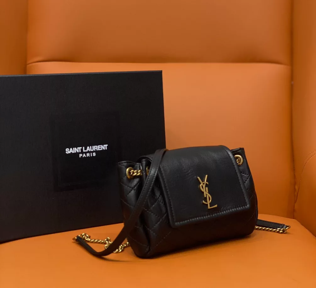Saint Laurent Mini Nolita in Lambskin - YB039