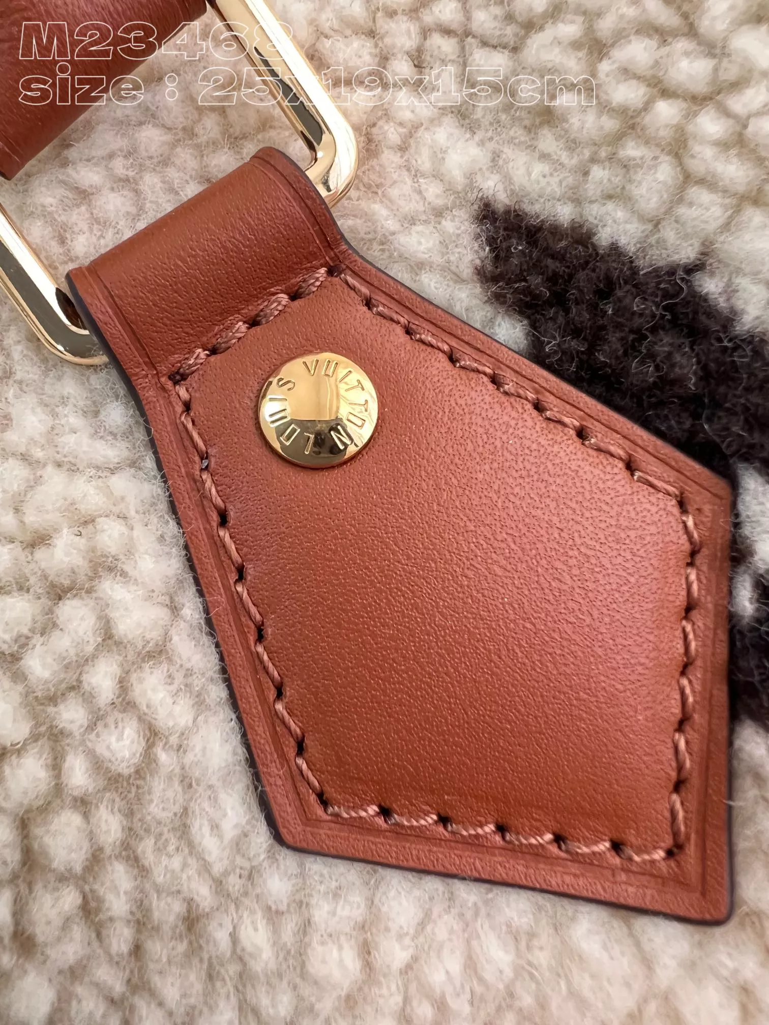 LV Ski Speedy Bandoulière 25 Cream/Brown