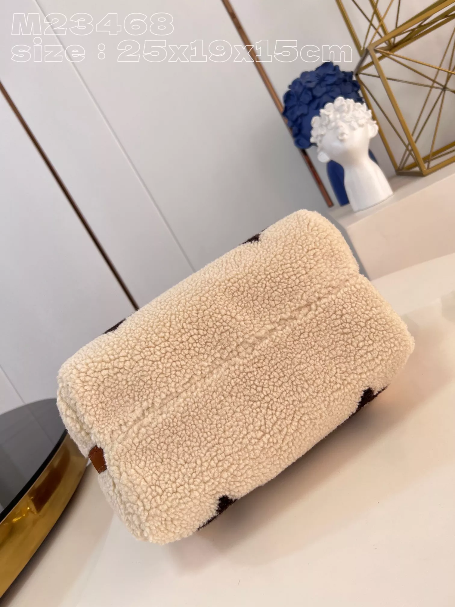 LV Ski Speedy Bandoulière 25 Cream/Brown