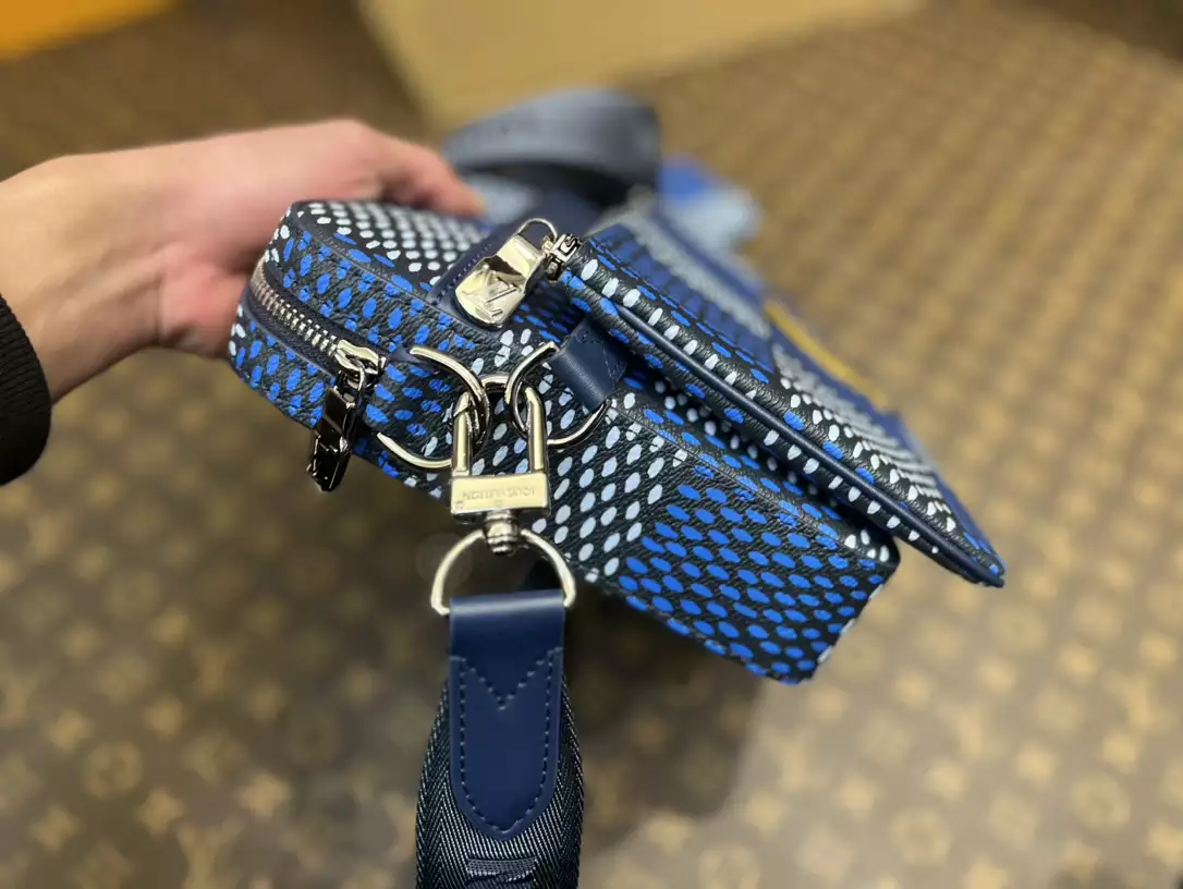 LV Monogram Eclipse Blue and Black