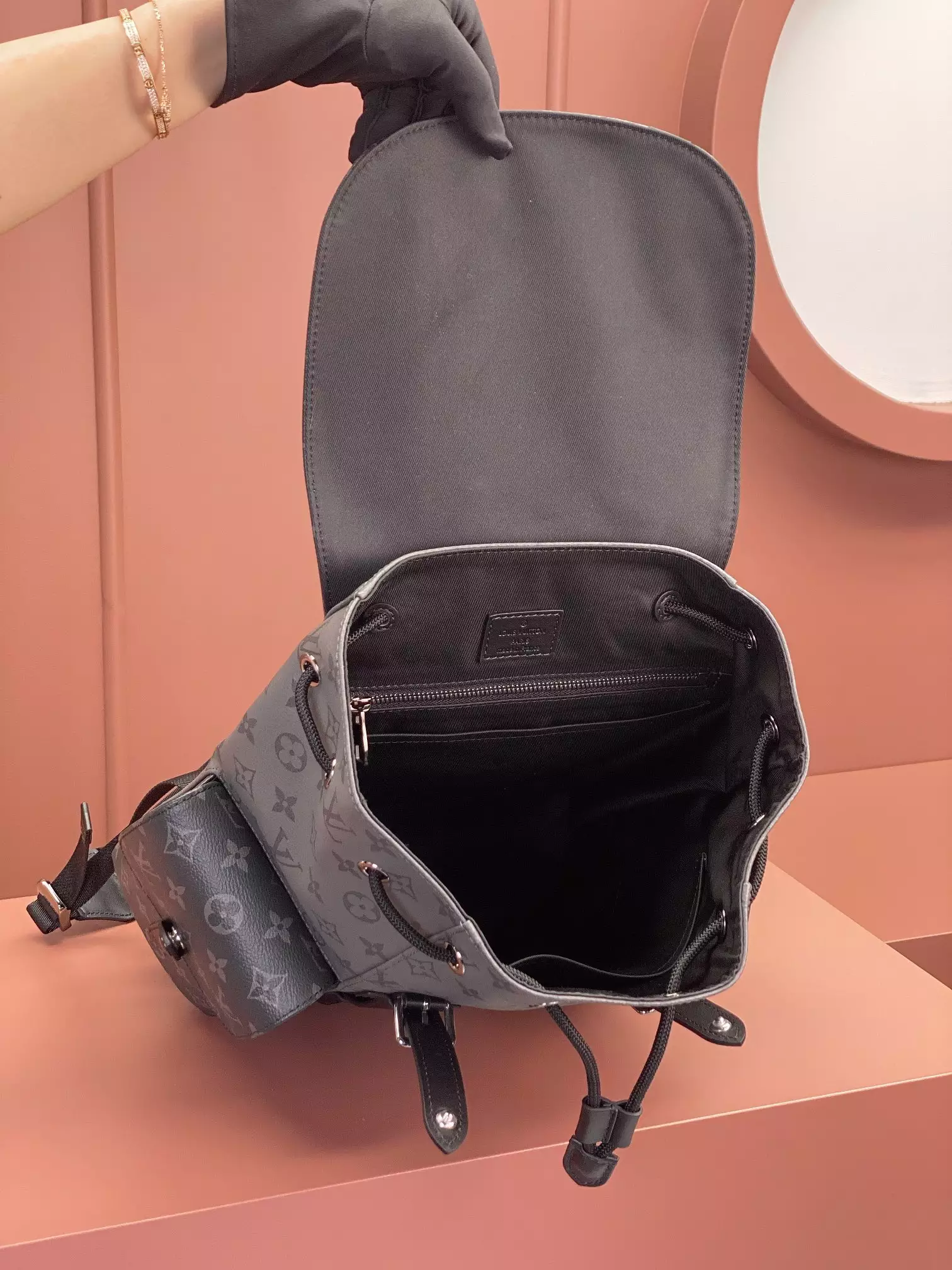 Christopher PM Monogram Eclipse Reverse Canvas