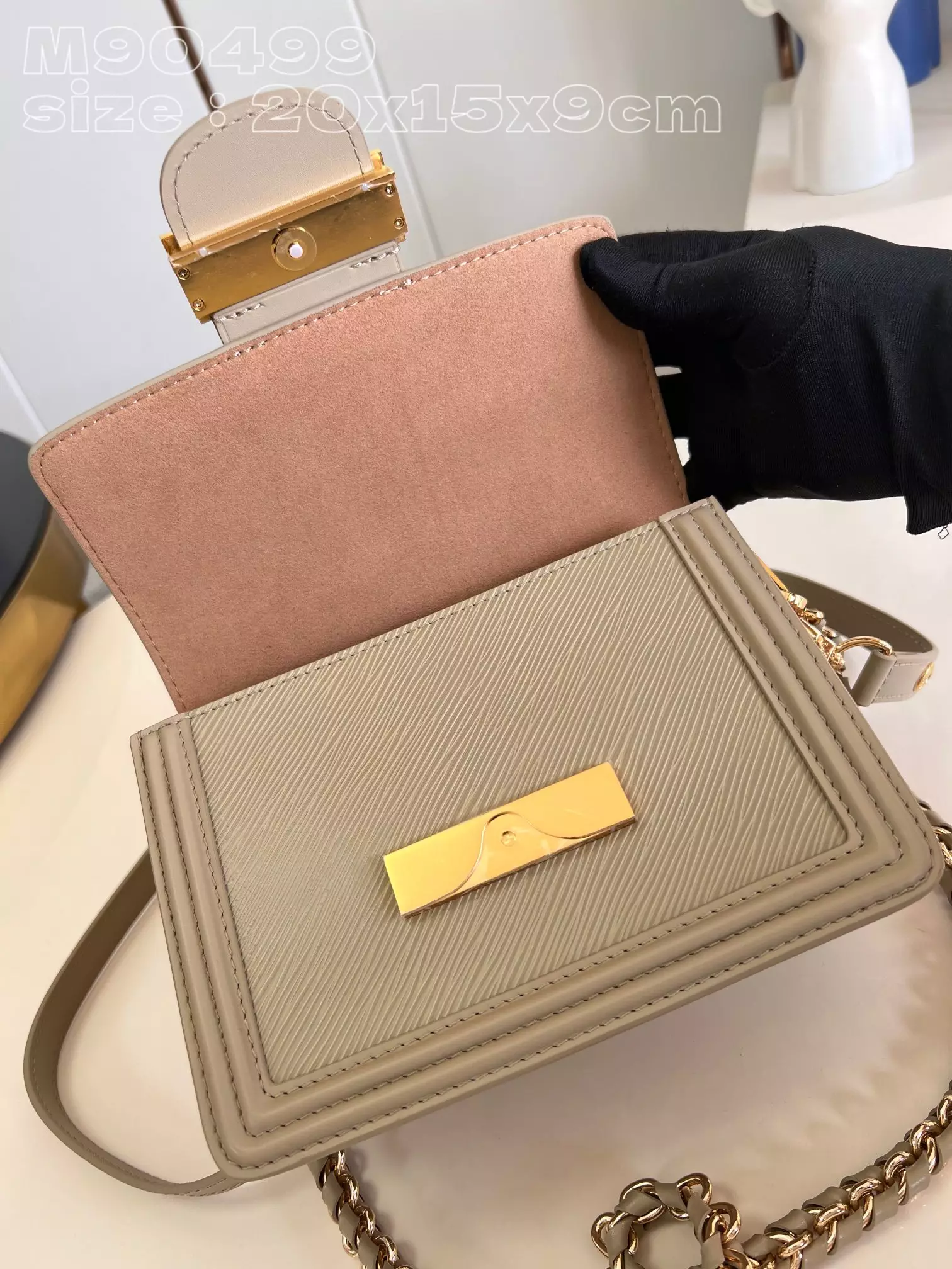 Louis Vuitton Mini Dauphine Poivre Brown