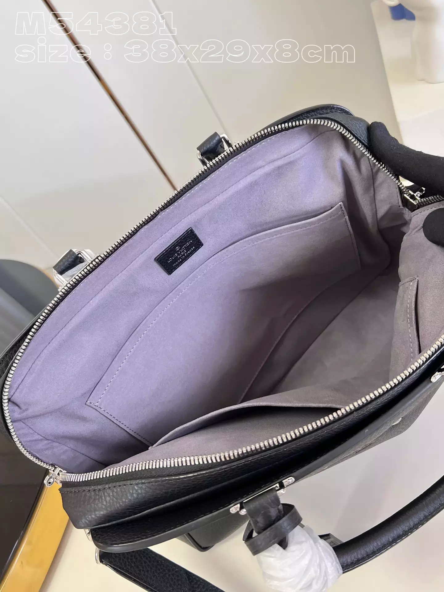 Armand Briefcase Taurillon Black Leather