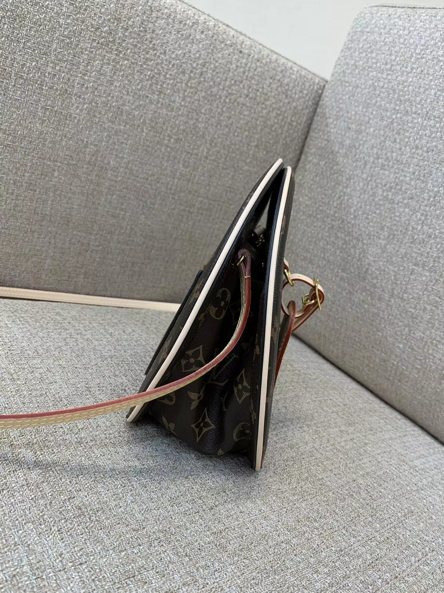 Around Me PM Monogram Brown Coated Canvas